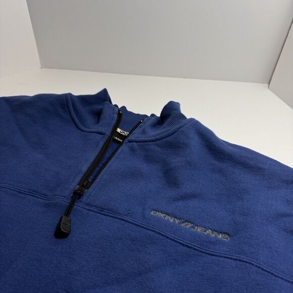 Dkny Jeans Blue Long Sleeve Sweatshirt Unisex Adult Men's Size XL VTG Crewneck - Picture 2 of 6